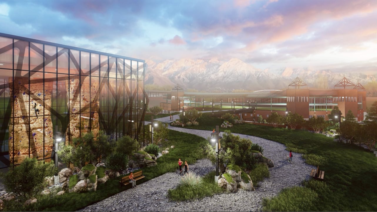 (Salt Lake City, Dan Teed) A rendering of BaseCamp, Dan Teed's submission to the Ballpark Next competition.