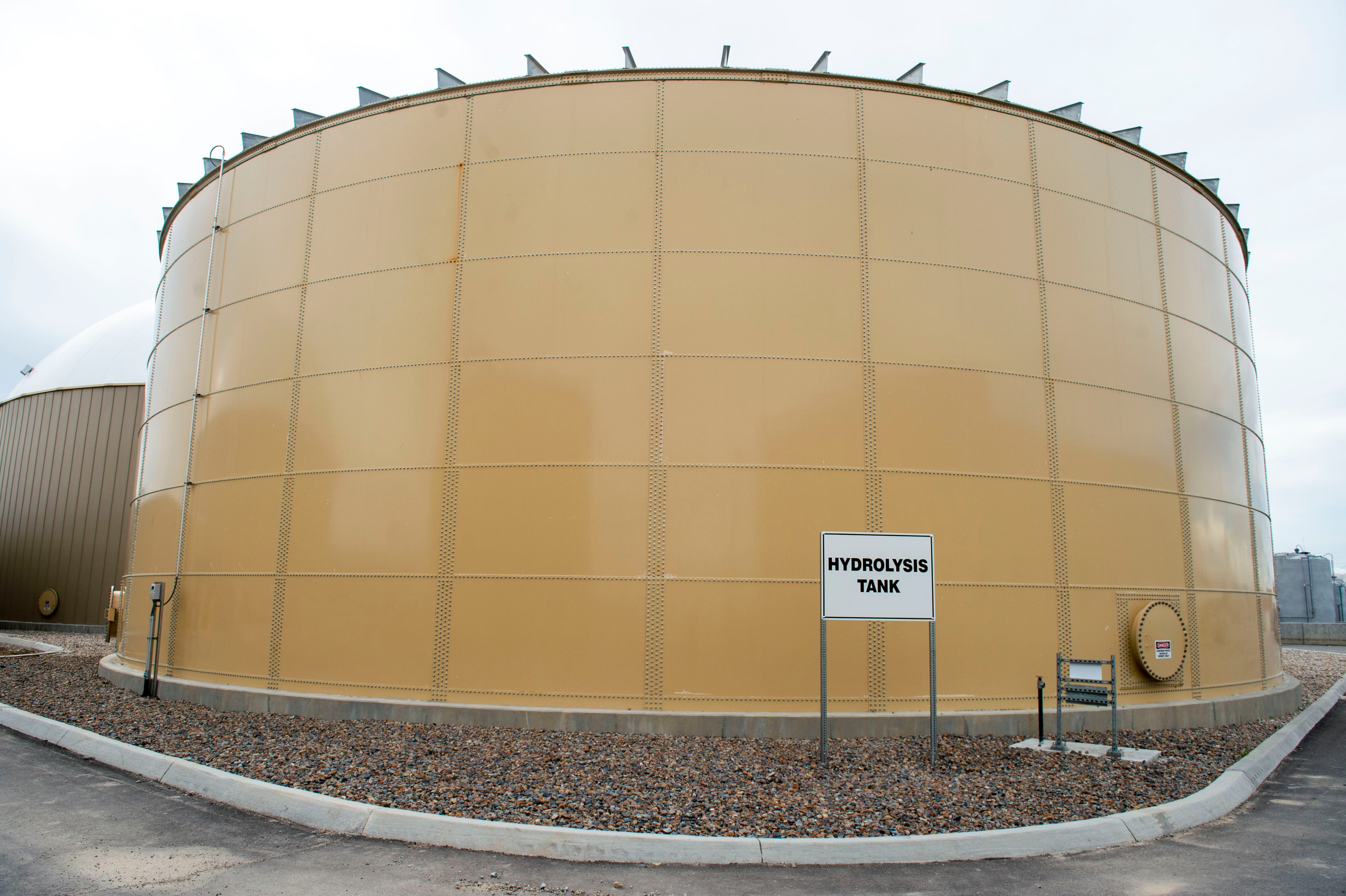 (Rick Egan | The Salt Lake Tribune) Hydrolysis tank at Wasatch Resource Recovery in North Salt Lake. Friday, May 24, 2019. 