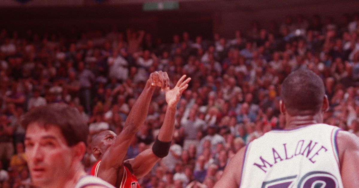 On this day in NBA Finals history: Jordan hits jumper over Russell to win  1998 title