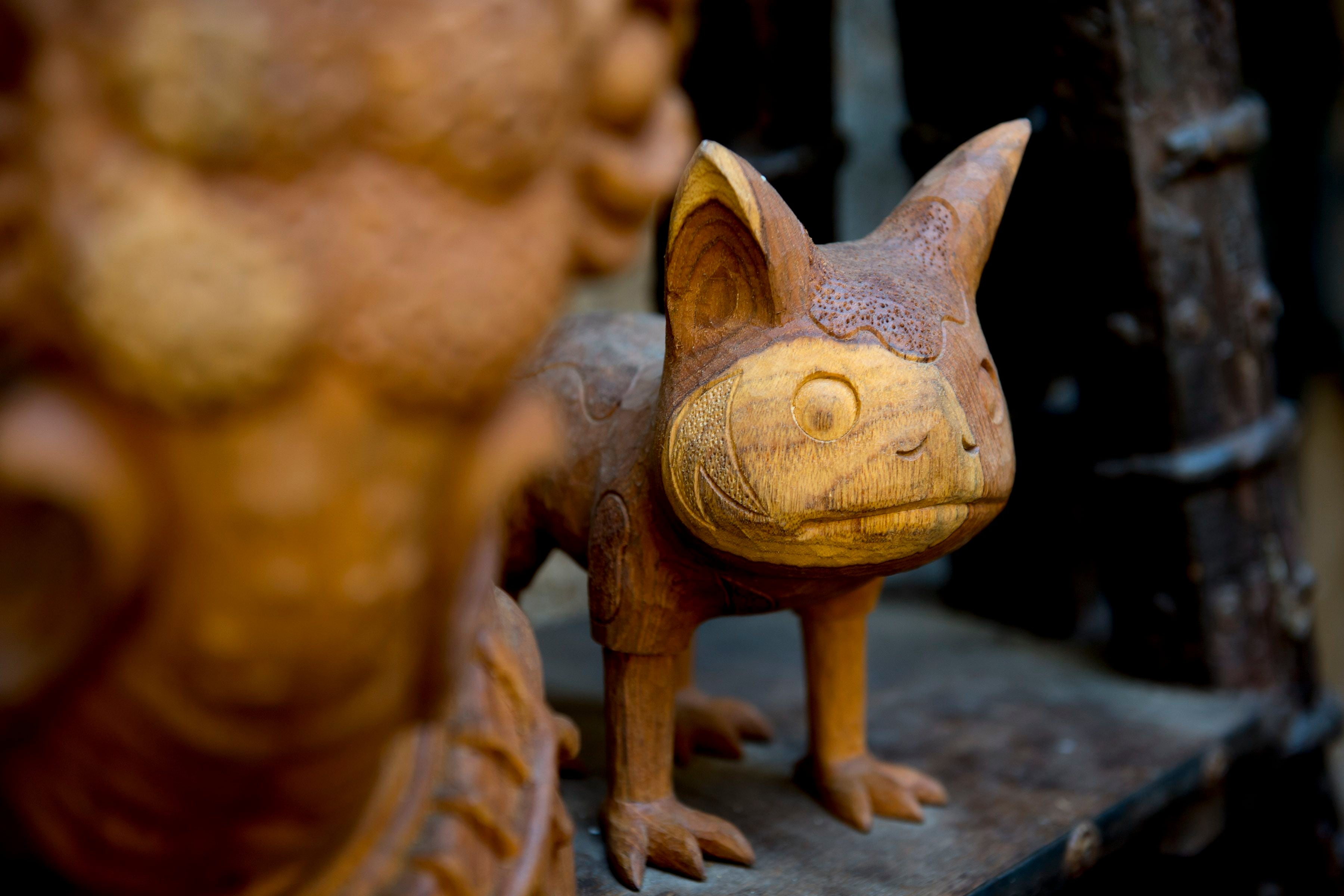 (Jeremy Harmon | The Salt Lake Tribune) A wooden loth cat is seen among clutter in the marketplace at Star Wars: Galaxy's Edge in Anaheim, Ca. on Wednesday, May 29, 2019. There are many items like this scattered throughout the park that reference different eras of the Star Wars saga.