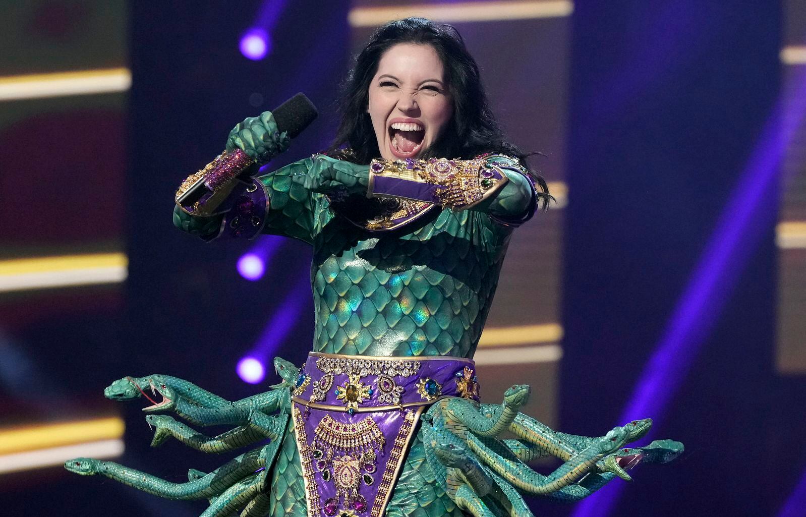 (Michael Becker | Fox) Bishop Briggs was named the winner of "The Masked Singer" on Wednesday.