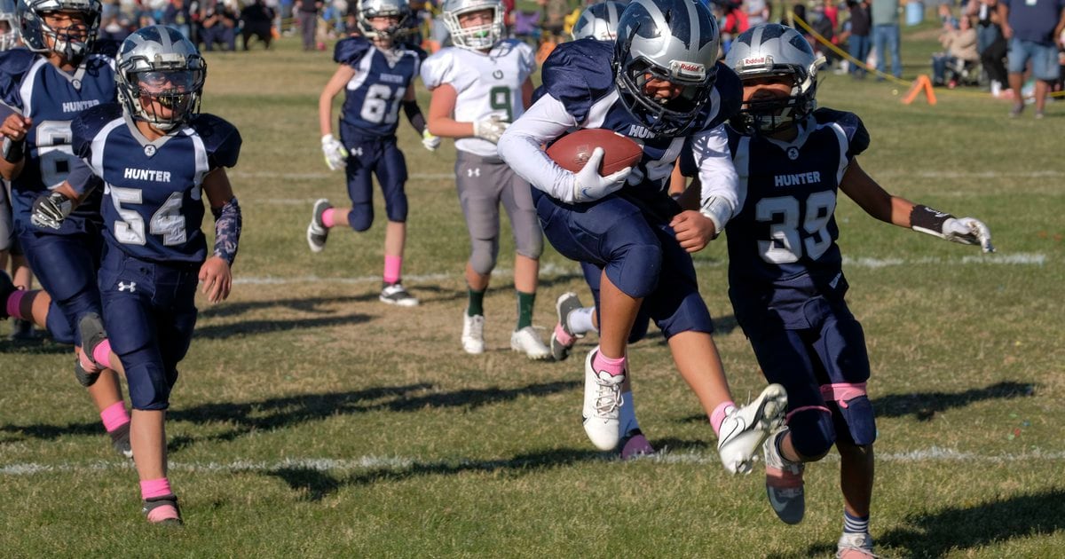 A Utah youth football league of 6,000 kids played an 11week season
