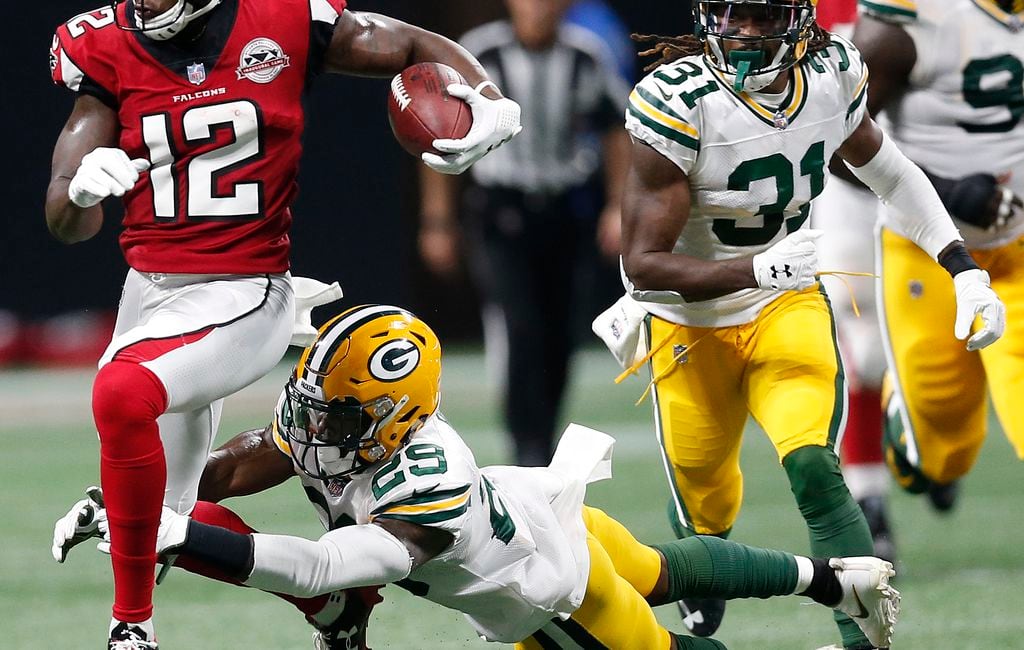 NFC conference title game: Falcons 44, Packers 21