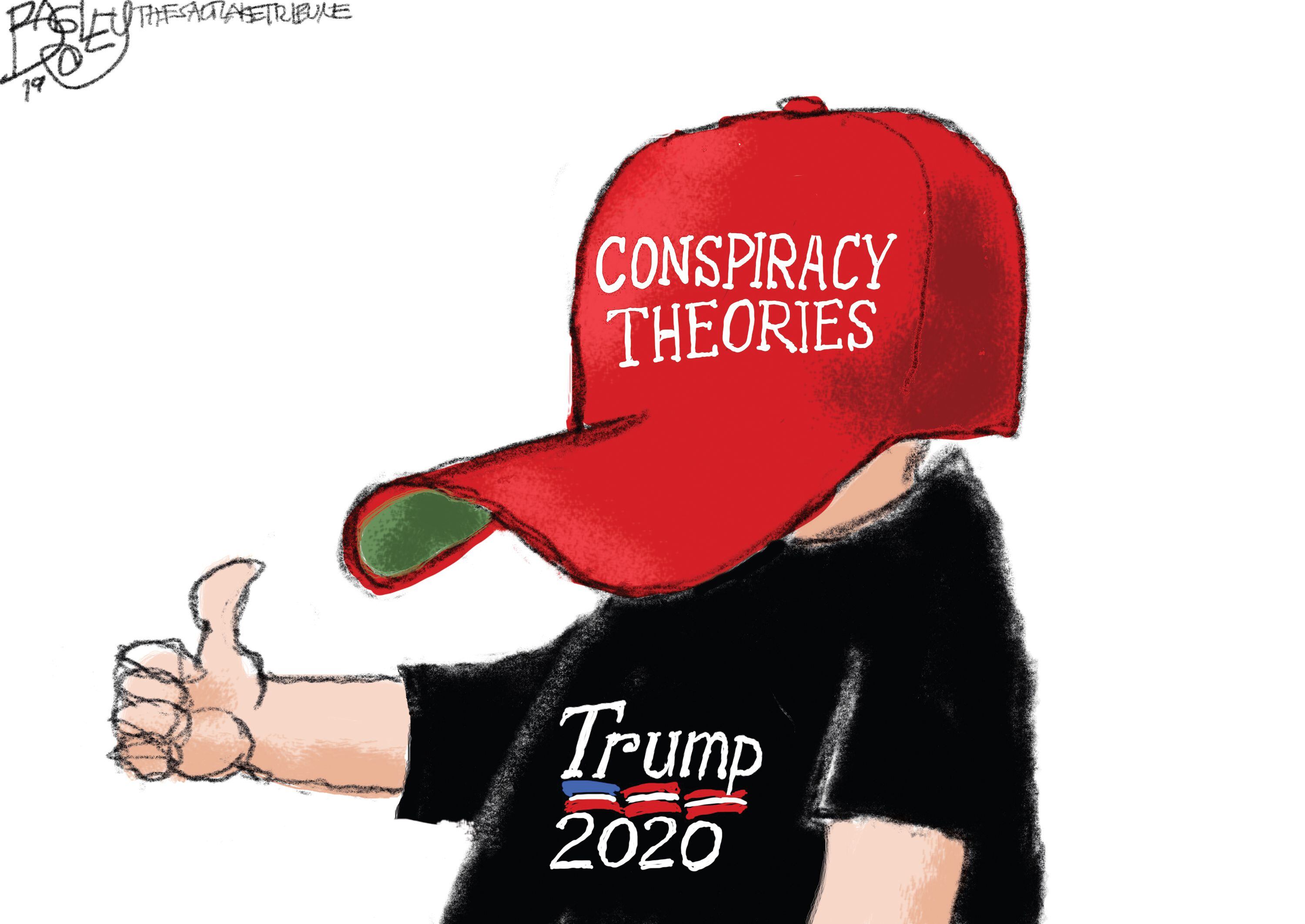 (Pat Bagley | The Salt Lake Tribune) This cartoon, titled “MAGA Hatters,” appears in The Salt Lake Tribune on Sunday, Dec. 1, 2019.