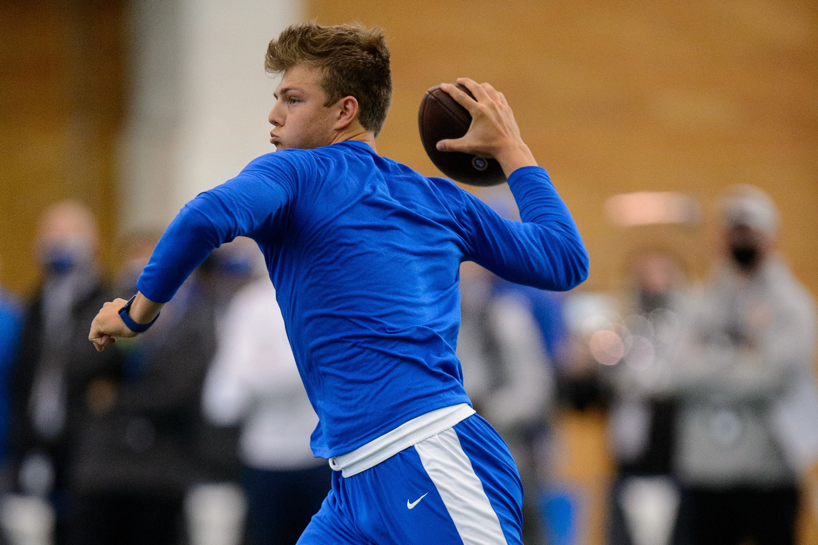 BYU quarterback Zach Wilson shines on pro day in Provo