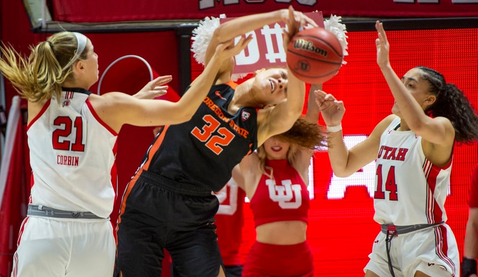Utah women’s basketball team falls 7765 to Oregon State, the Utes