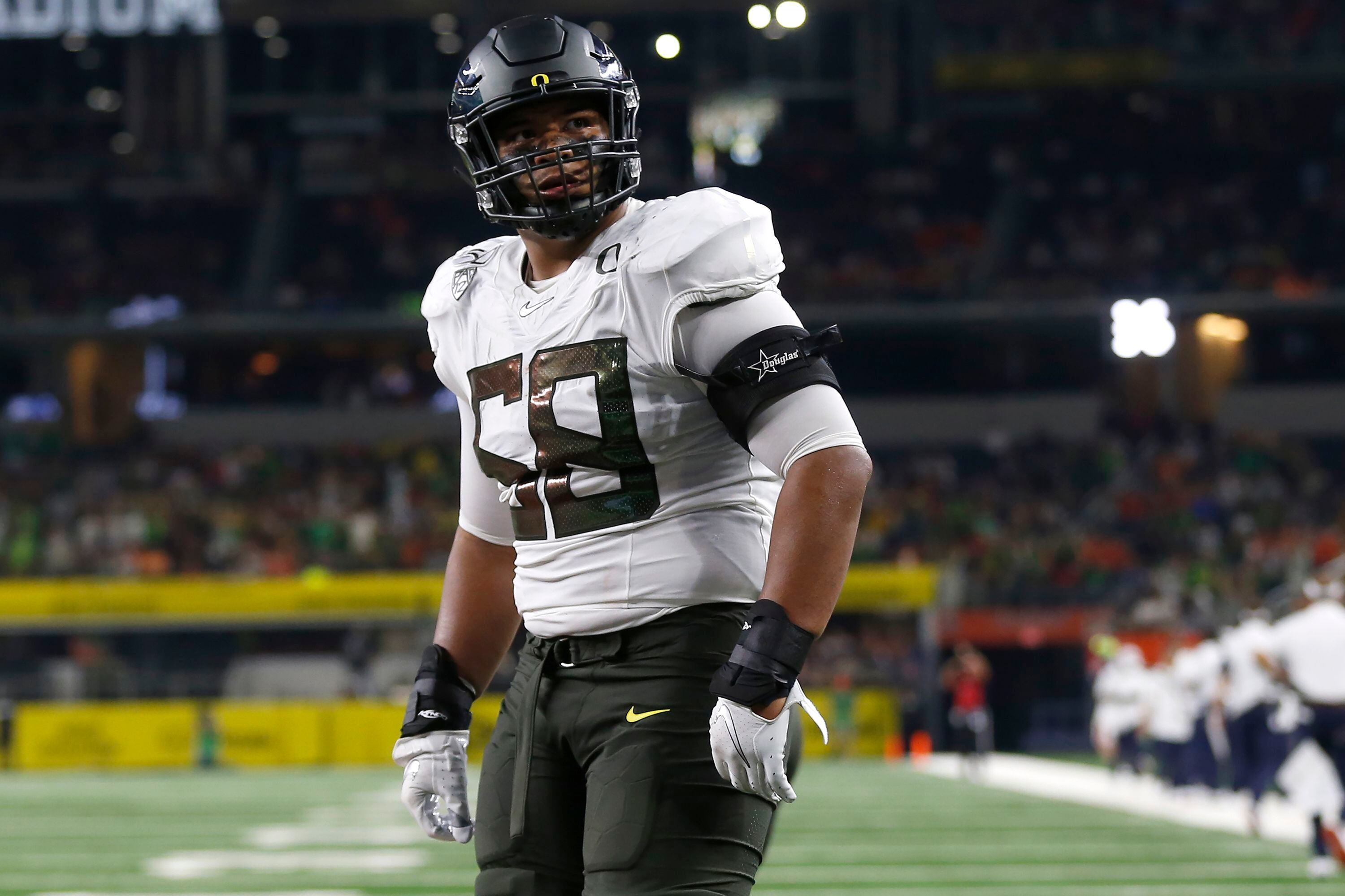 Utah native and Oregon Duck Penei Sewell selected No. 7 in NFL draft by Detroit  Lions