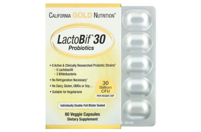 (California Gold Nutrition) | LactoBif 30 Probiotic.