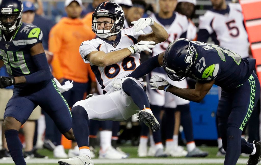 Former Utes Safety Marquise Blair Forces Fumble During Seahawk's Victory  Over Falcons