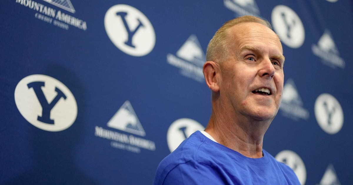 BYU athletic director Tom Holmoe talks timeline for football ...