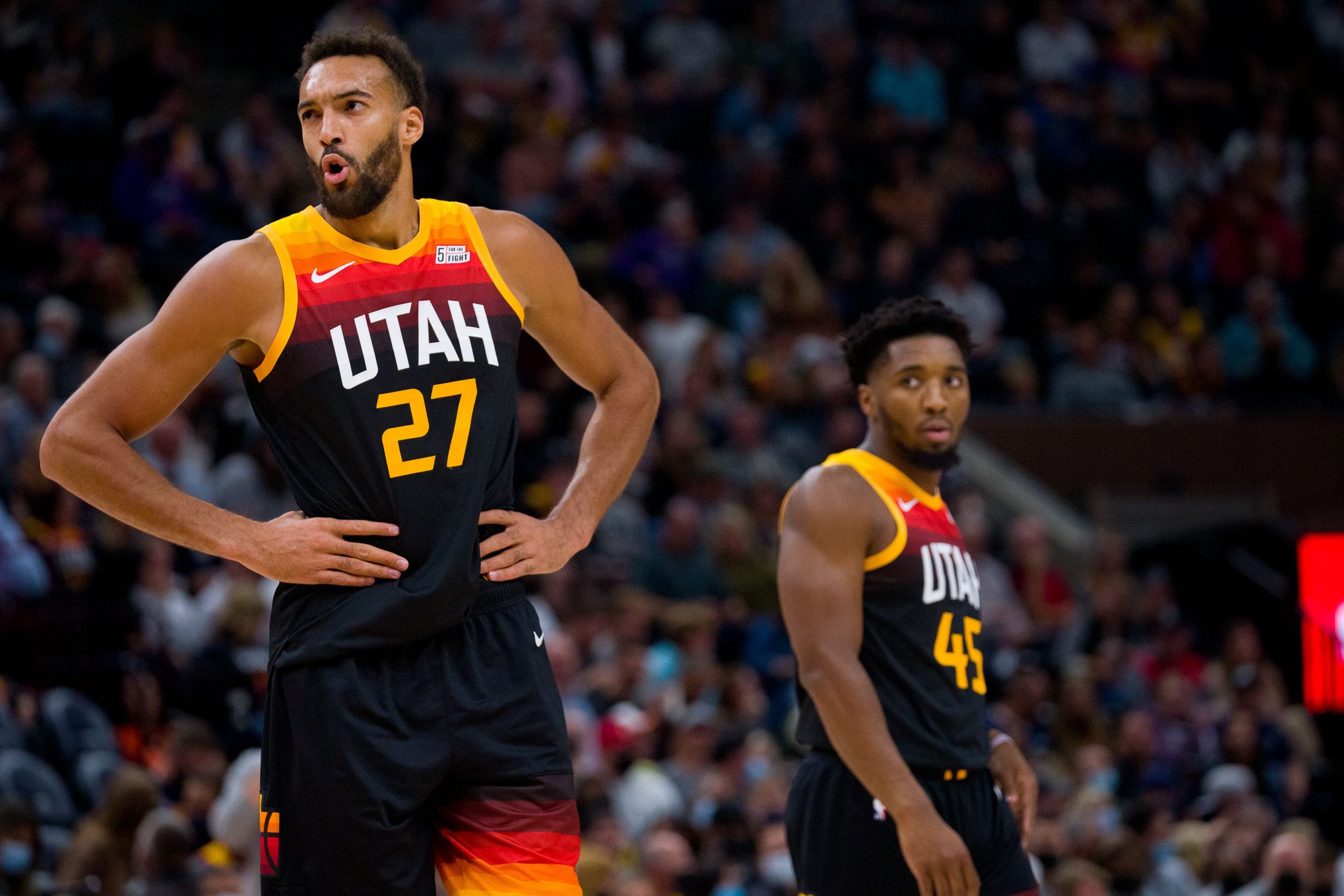 Donovan Mitchell and Rudy Gobert of the Utah Jazz selected to Western  Conference All-Star reserves - SLC Dunk