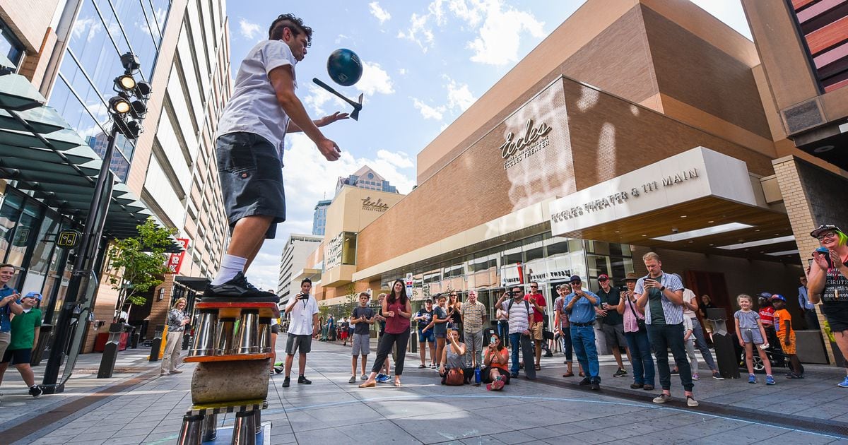 Street performers took center stage at downtown Salt Lake City festival