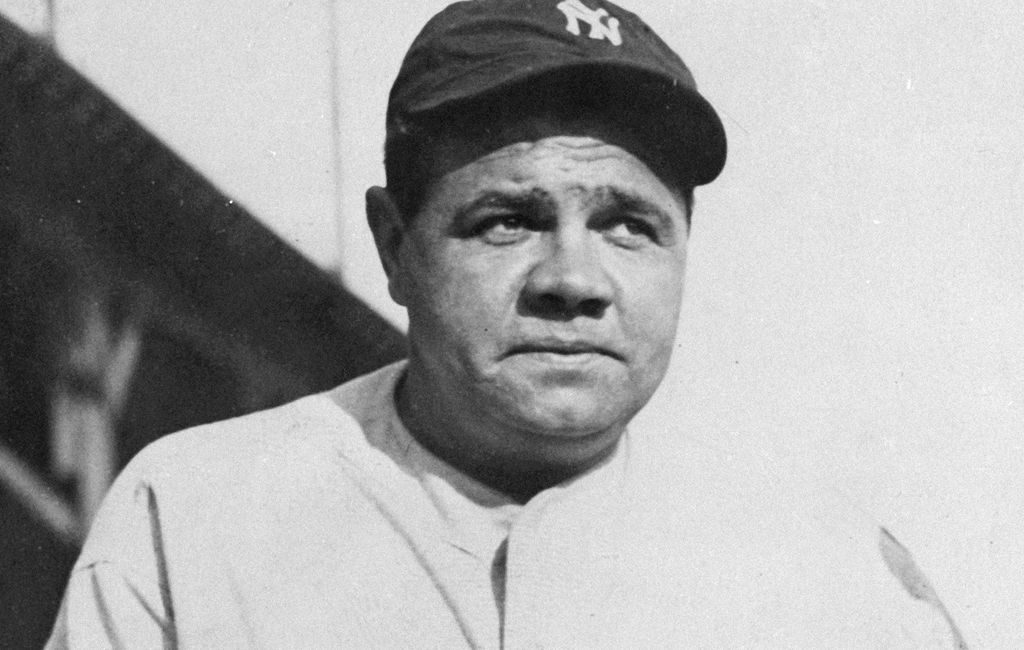 Babe Ruth Portrait featured in The National Baseball Hall of Fame