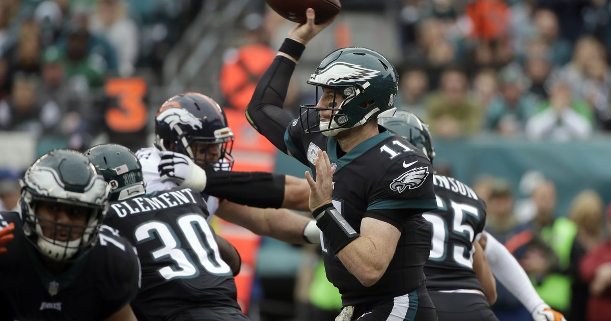 Wentz tosses for 2 TDs, leads Eagles over Redskins 28-13 – The Denver Post