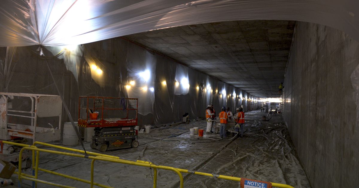 Tunnel built and buried back in 2004 is saving Salt Lake City millions