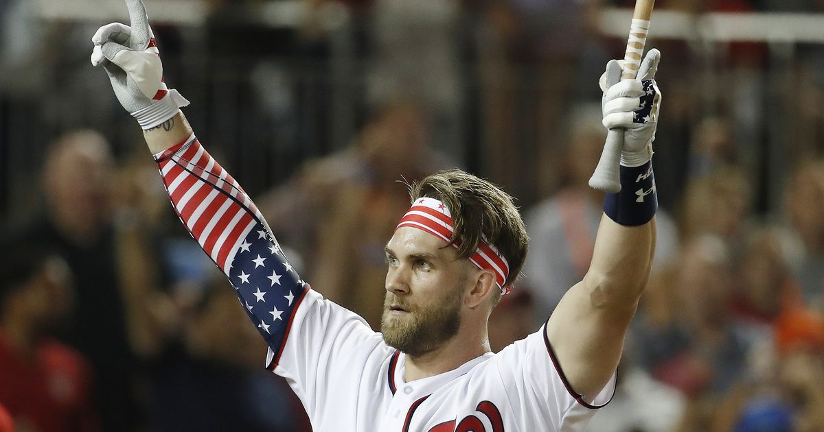 Hometown hero Bryce Harper wins MLB Home Run Derby