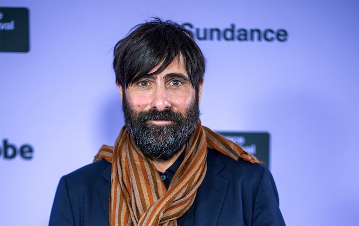 (Rick Egan | The Salt Lake Tribune)  Jason Schwartzman, on the press line for the premiere of "Between the Temples" at the Library Center in Park City, at the Sundance Film Festival, on Friday, Jan. 19, 2024.
