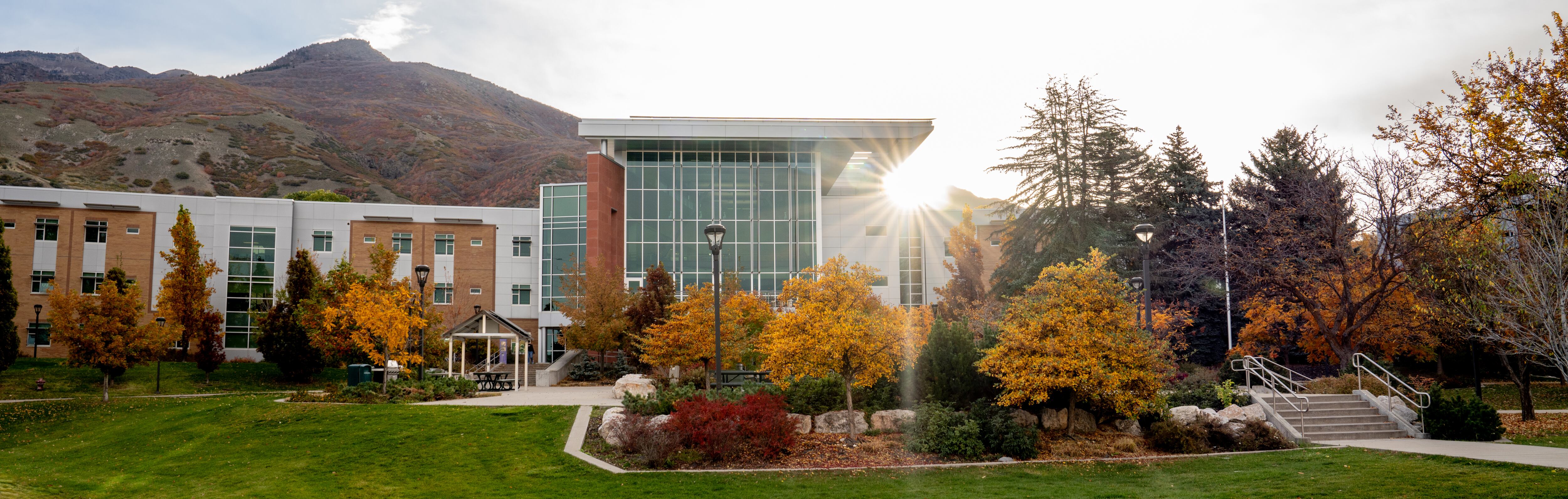 (Ben Zacher) | Fall colors on the Ogden Campus at Weber State University. October 25, 2023