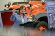 (Francisco Kjolseth | The Salt Lake Tribune) Salt Lake County Mayor Jenny Wilson speaks during an event on Thursday, Oct. 17, 2024. The mayor's proposed $2 billion budget includes funding for a new arts center, raises for county employees and a continuation of free rec center passes for kids.