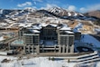 (Francisco Kjolseth  | The Salt Lake Tribune)  The Grand Hyatt Deer Valley, the first hotel of seven to be built in the Deer Valley East Village expansion, is pictured on Tuesday, Dec. 10, 2024. A stay at the hotel ranges from $750 to $2,750 per night during peak season. Cost of lodging was a contributing factor in the resort's ranking as one of the most expensive ski trips in the United States.