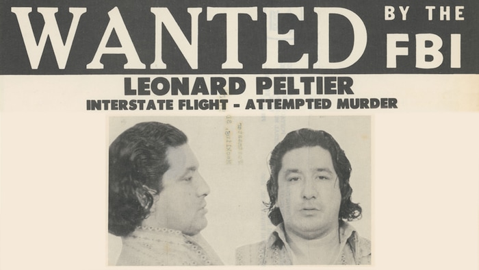 (Sundance Institute) A wanted poster for Indigenous activist Leonard Peltier, convicted of killing two FBI agents in 1975, in a scene from the documentary "Free Leonard Peltier," directed by Jesse Short Bull and David France, an official selection of the 2025 Sundance Film Festival, in the Premieres program.