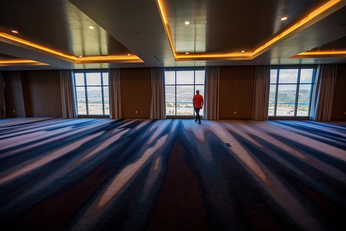 (Trent Nelson  |  The Salt Lake Tribune) Anthony Duggan in a conference room at the nearly completed Grand Hyatt Deer Valley on Friday, Oct. 4, 2024.