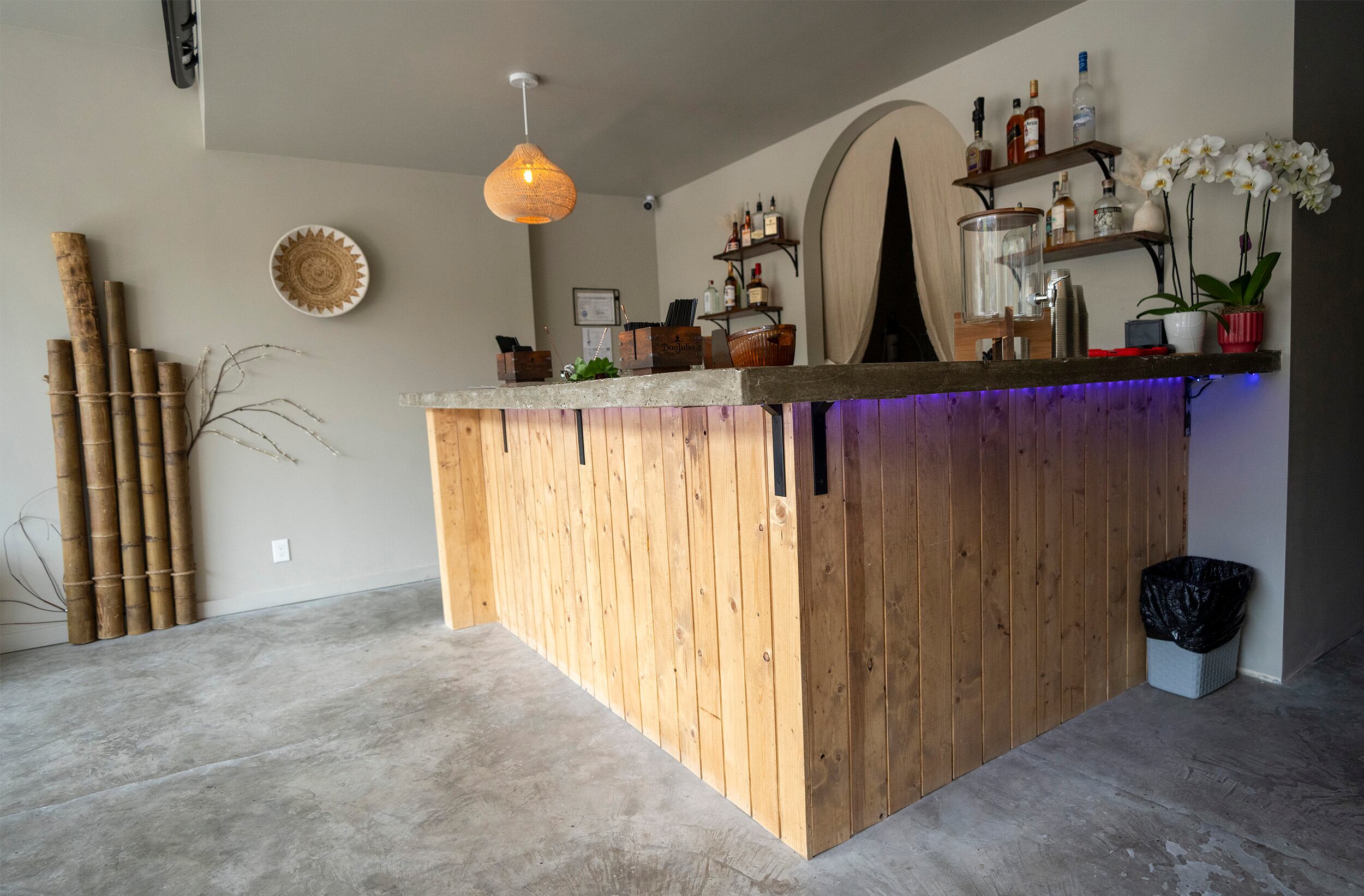 (Rick Egan | The Salt Lake Tribune) Earth and Stones Cocktail Bar at 63 Exchange Place, on Thursday, Aug. 8, 2024.
