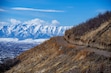 (Trent Nelson | The Salt Lake Tribune) The Bonneville Shoreline Trail at Hyde Park Canyon on Friday, March 7, 2025.