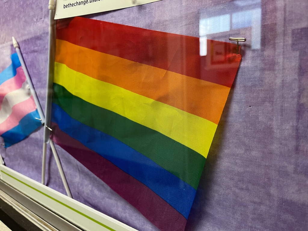 (Kate Smith | The Statesman) A recently approved policy in the Logan City School District establishes rules for whether and how teachers can display personal items — including Pride flags — in their classrooms.