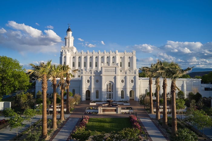 (The Church of Jesus Christ of Latter-day Saints) The St. George Temple, released Wednesday, Sept. 5, 2023.