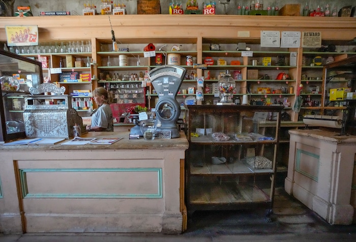 (Francisco Kjolseth  | The Salt Lake Tribune) A country general store is pictured at the Richard W. Erickson Foundation Power Show & Museum in Wallsburg, Utah on Tuesday, Aug. 6, 2024.