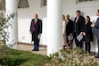 (Doug Mills | The New York Times) President Donald Trump stops to listen to a question from a reporter as he returns to the White House following a service at the National Cathedral in Washington on Tuesday, Jan. 21, 2025.