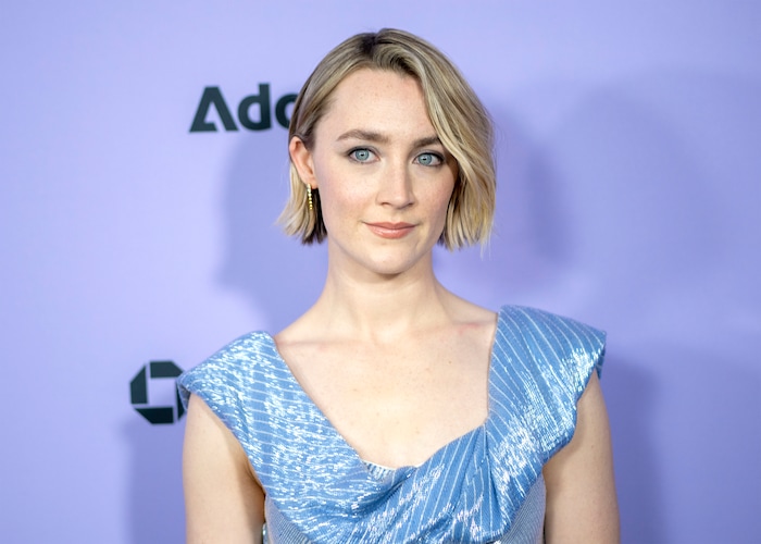 (Rick Egan | The Salt Lake Tribune)    Saoirse Ronan on the Press line for "The Outrun" at the Library Center in Park city, during the Sundance film Festival, on Friday, Jan. 19, 2024.
