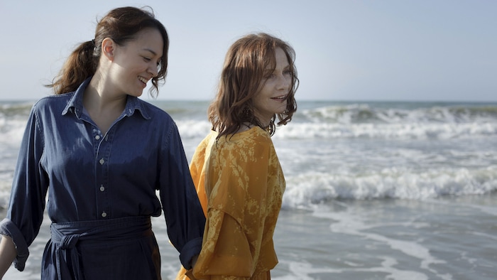 (Sundance Institute) Sandrine Pinna, left, and Isabelle Huppert co-star in director Flora Lau's "Luz," an official selection of the 2025 Sundance Film Festival, in the World Cinema Dramatic competition.