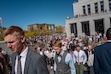 (Trent Nelson  |  The Salt Lake Tribune) Latter-day Saints stream out of the Conference Center after a session of General Conference in October 2024. Nearly six years after their landmark study, "The Next Mormons," researchers Jana Riess and Benjamin Knoll have offered a teaser of their next book on the complicated factors that contribute to a person remaining within or leaving the Latter-day Saint fold.