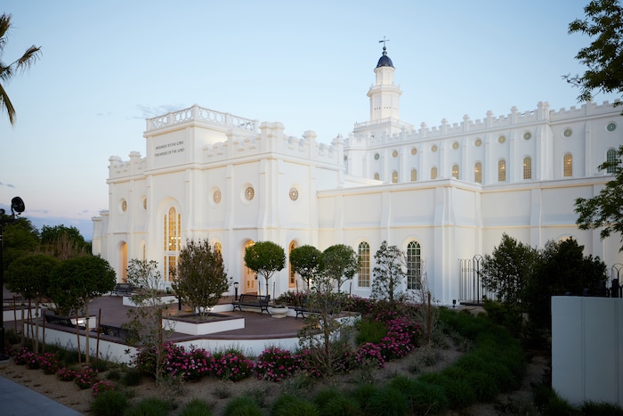 (The Church of Jesus Christ of Latter-day Saints) The St. George Temple, released Wednesday, Sept. 5, 2023.