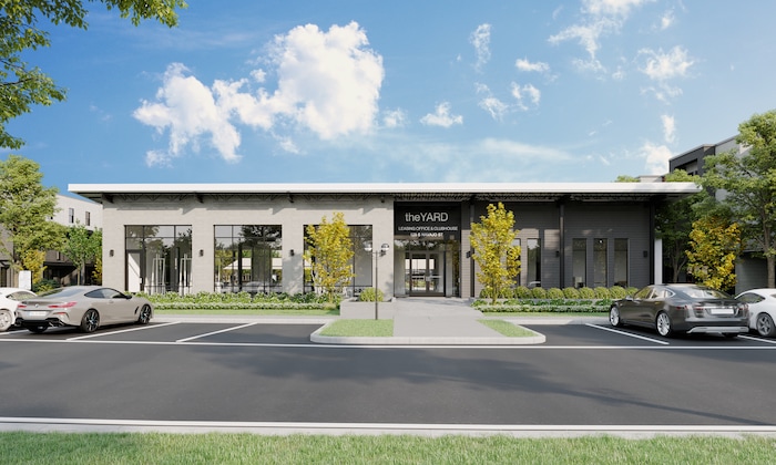 (CW Land Co.) A rendering of the club house, one of the amenities to be offered at theYARD, C.W. Urban's 8.58-acre build-to-rent development in Salt Lake City's Fairpark neighborhood.