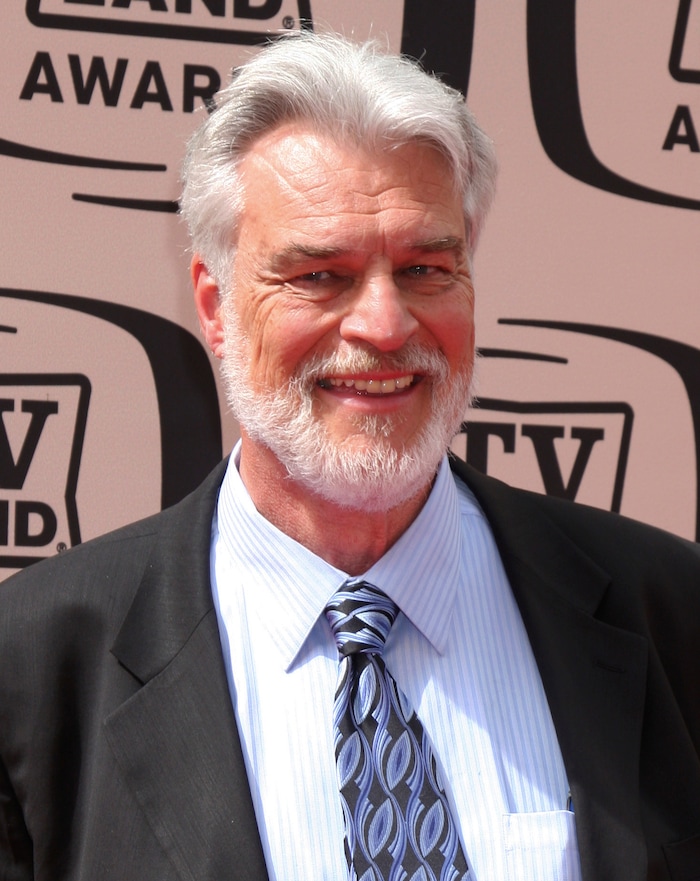 In this photo provided by Kathy Hutchins, Richard Moll arrives at the 2010 TV Land Awards Sony Studios Culver City, Calif., April 17, 2010. Moll, a character actor who found lasting fame as an eccentric but gentle giant bailiff on the original “Night Court” sitcom, has died at age 80. Moll died Thursday, Oct. 26, 2023, at his home in Big Bear Lake, Calif., according to a Jeff Sanderson, a family spokesperson. (Kathy Hutchins/Hutchins Photo via AP)