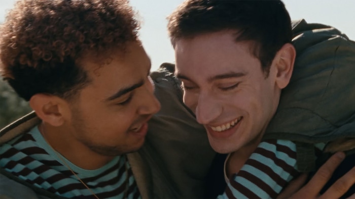 (Sundance Institute) Archie Madekwe, left, and Théodore Pellerin co-star in director Alex Russell's "Lurker,"  an official selection of the 2025 Sundance Film Festival, in the Premieres program.