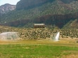 (Brett Barrett | St. George News) A view of the DeMille pioneer home and fields at Trees Ranch in Springdale.