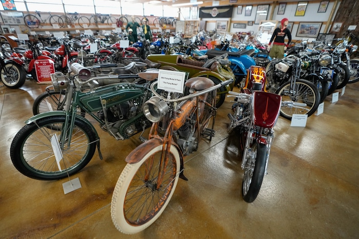 (Francisco Kjolseth  | The Salt Lake Tribune) The motorcycle building is pictured at the Richard W. Erickson Foundation Power Show & Museum in Wallsburg, Utah on Tuesday, Aug. 6, 2024.