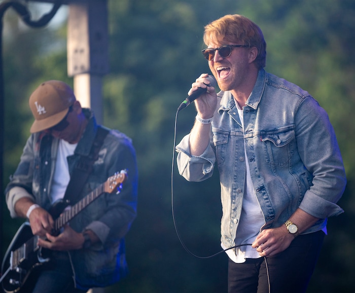 (Rick Egan | The Salt Lake Tribune)  The Strike plays the Fork Fest in American Fork, on Saturday, June 17, 2023.
