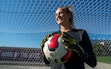 (Rick Egan | The Salt Lake Tribune) This Oct. 2, 2019 photo shows Carly Nelson, then the goalkeeper for the University of Utah women's soccer team.