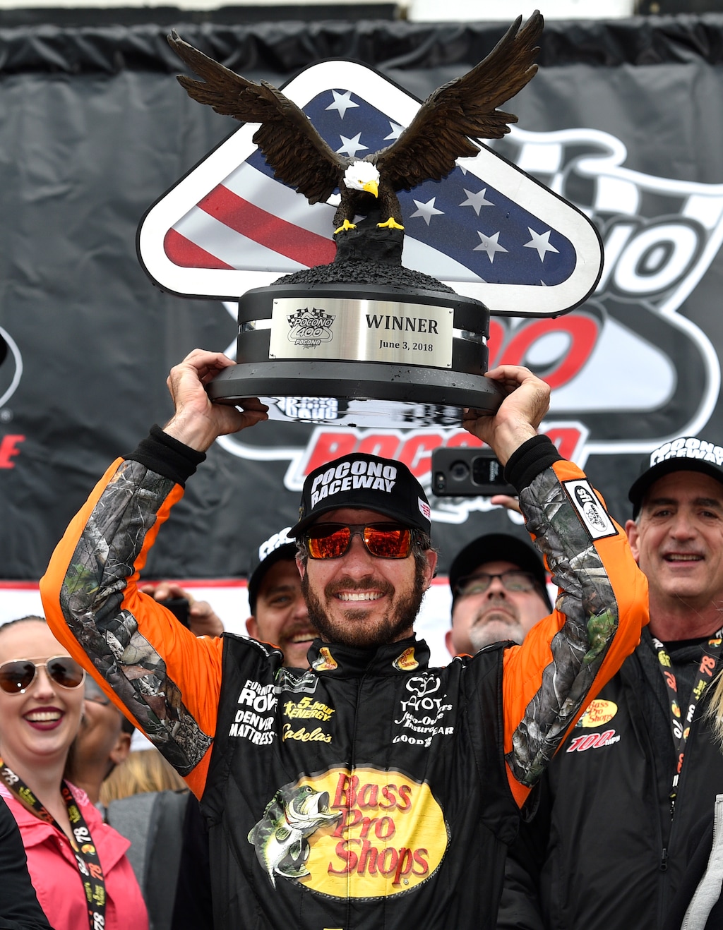 Martin Truex Jr. pulls away on final restart to win NASCAR Cup race at  Pocono