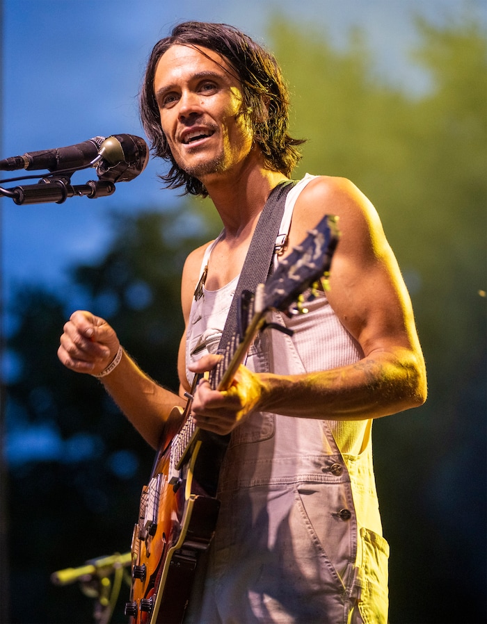 (Rick Egan | The Salt Lake Tribune)  Joshua James plays the Fork Fest in American Fork, on Saturday, June 17, 2023.
