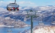 (Francisco Kjolseth  | The Salt Lake Tribune) Skiers ride Deer Valley Resort's new Keetley Express during its maiden voyage Tuesday, Dec. 31, 2024. The high-speed, six-person bubble lift is the first to operate out of the resort's new East Village base and gives skiers access to some of the more than 3,000 acres of new terrain Deer Valley plans to open in the coming years.