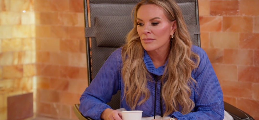 (Bravo) Heather Gay gets criticized for her role in an argument between Lisa Barlow and Angie Katsanevas, in an episode of "The Real Housewives of Salt Lake City."