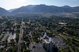 (Rick Egan | The Salt Lake Tribune) An aerial view of Logan on Friday, July 19, 2024.