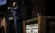 (Bethany Baker | The Salt Lake Tribune) U.S. Rep. John Curtis speaks during the Conservative Climate Summit 2024 at Utah Valley University in Orem on Friday, Oct. 4, 2024.