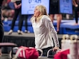 (Chris Samuels | The Salt Lake Tribune) Utah’s Avery Neff looks on during a college gymnastics meet against BYU, Utah State and Southern Utah in West Valley City, Monday, Jan. 20, 2025.